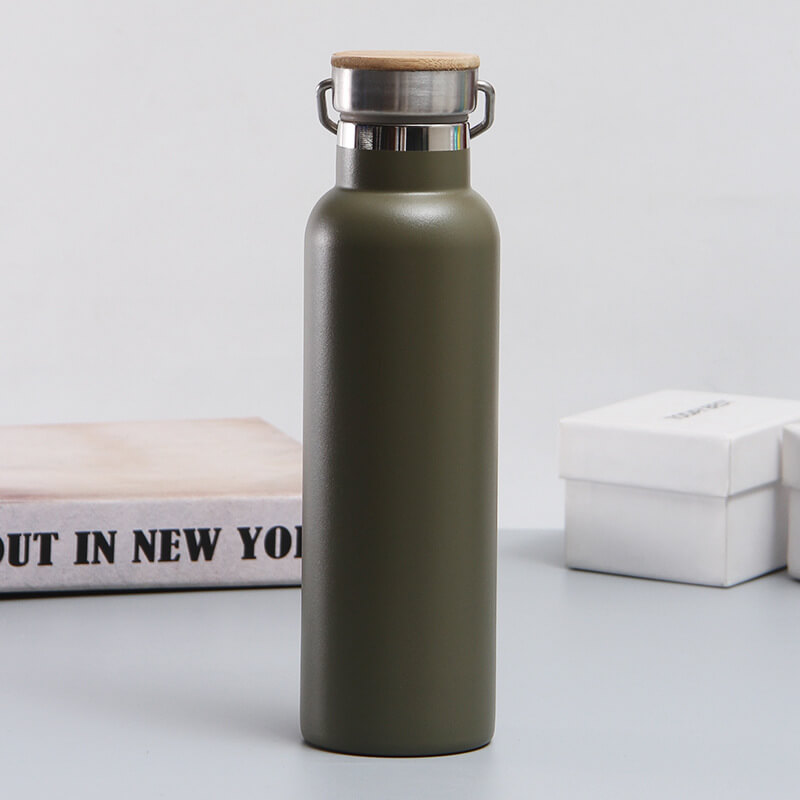 deep green stainless steel bicycle cup