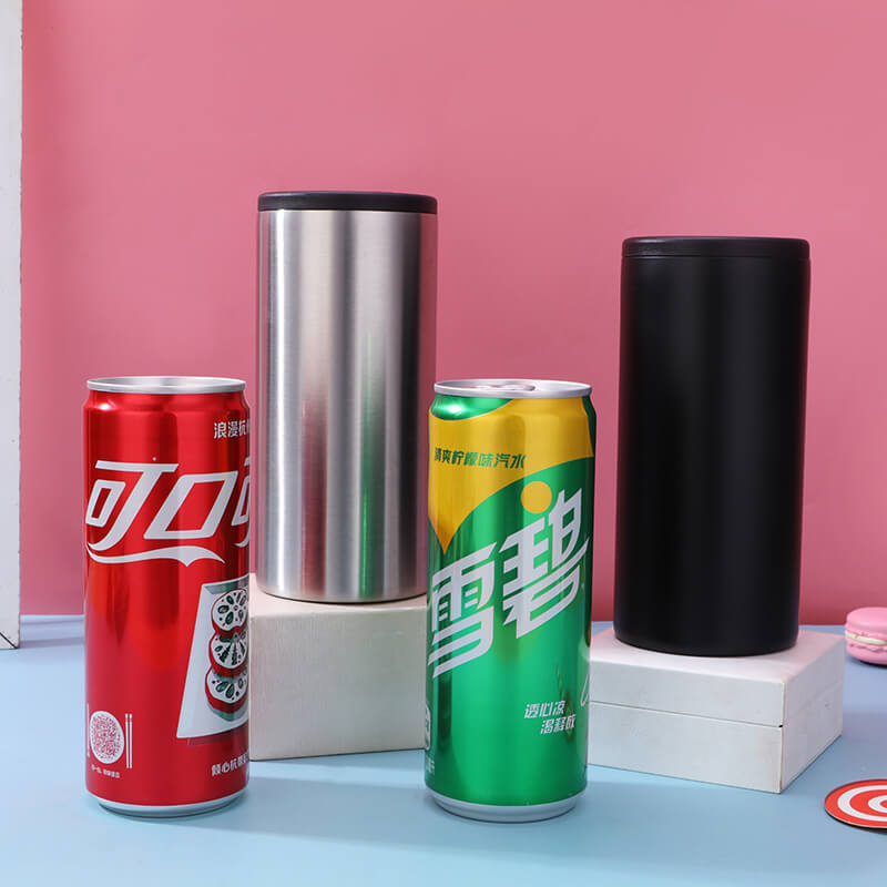 portable beverage cooler with canned drinks